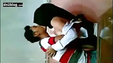 A kinky Indonesian guy rams his GF in the college