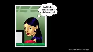 XXX sexy Desi Savita Bhabhi wants the massive cock in comic video