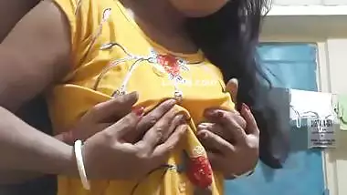 Bhabhi blowjob and fucking incest with young devar