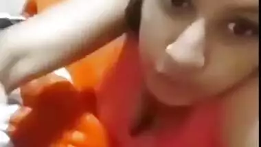 Desi cute wife on tango live