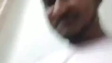 A 21-year-old college girl gives a desi blowjob to her lover
