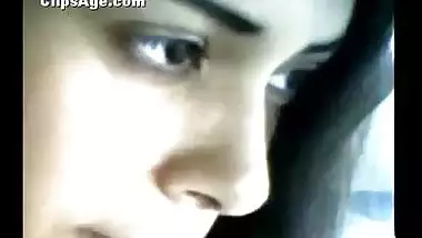 Pakistani girl Aisha giving blowjob for boyfriend in car