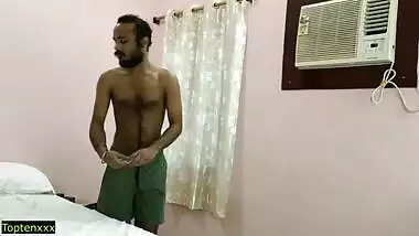 Indian Bengali Hot Hotel sex with Dirty Talking! Accidental Creampie