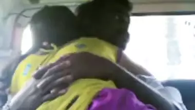 Hot Bangla couple making out in the car