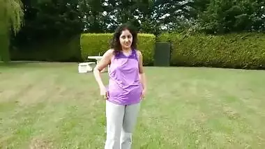 Indian Porn Star Undressing And Fucked In Garden