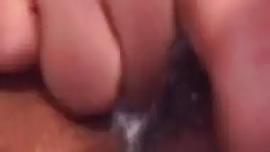 Desi bhbai fingering pussy selfie cam video