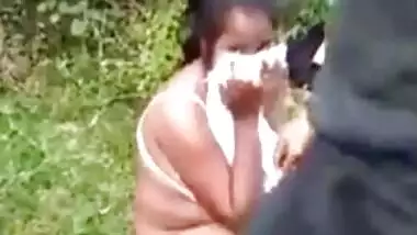 desi indian couple caught fucking outdoor in forest