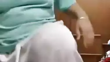 Cute girlfriend video call to lover shows big boobs