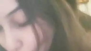 Punjabi kudi sucking lund of her BF viral video