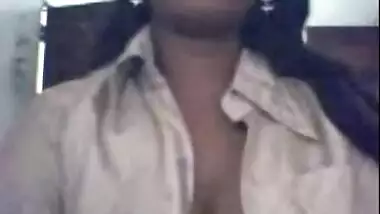 Beautiful Indian bitch teacher Anu shows on webcam