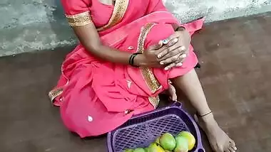 Indian Poor Girl Selling A Mango And Hard Fucking