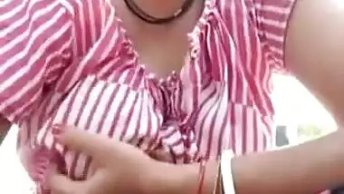 Cute Indian Bhabi Showing Pussy Outdoor