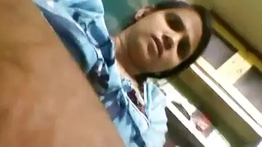 Indian babe films XXX video of herself masturbating twat under panties