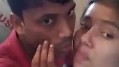 Innocent Desi boy makes out with pretty GF while recording XXX clip