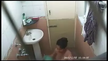 Hidden cam shower bath of sexy hot mom