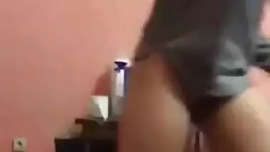 Excited pussy is ready for sex and the Indian takes off clothes