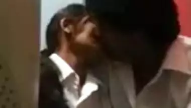 Couple kissing passionately 