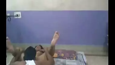 Indian sex video clip of chubby bhabhi fucked by neighbor on floor