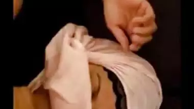 Arab Woman dominated by white dick