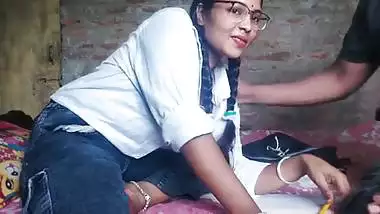 The Teacher Waived the Fees and Fucked His Student - Indian