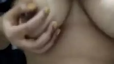 Cute Gf play with Her Tits