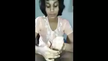 desi- north indian girl sucking and riding dick