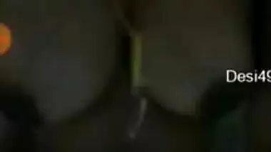 Shameless Desi whore undresses and masturbates during the video call