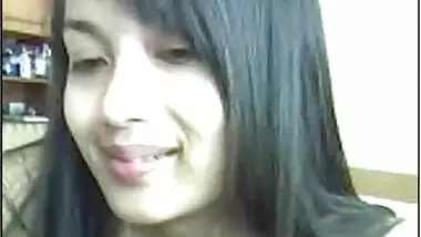 Hot school girl fingering herself on a webcam