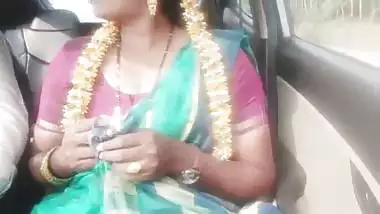 Indian car sex.housewife with husbend's father long drive for fucking. Telugu dirty talks.