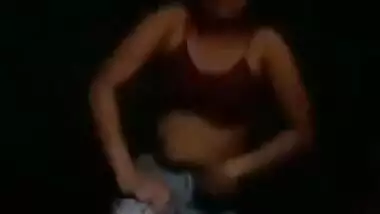 BD village girl striptease show on cam for her lover