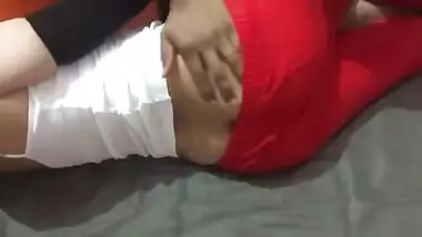 First time Desi anal XXX sex too hard to go inside very painful