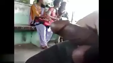 Cumming to 3 REAL INDIAN Girls in Public 
