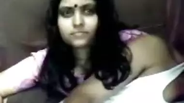 horny chubby bihari wife on cam with husband