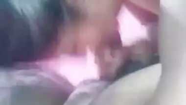 Desi girl blowing the cock
