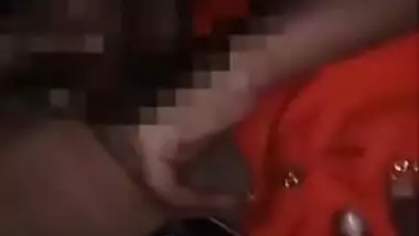 Desi girl is taken aback by brazen man who touches her soft boobies