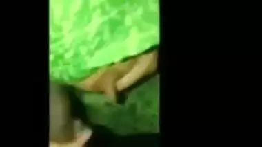 Desi bhabhi rubbing cock on her big nipples