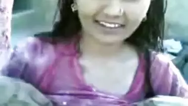 Cute Indian Girl flashing