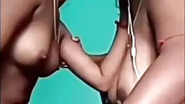 Desi Indian girls’ lesbian porn video on an adult webcam