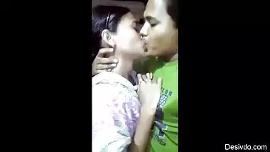 Desi village lover kissing seen