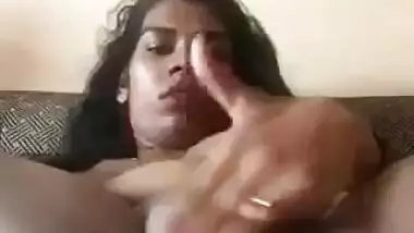 Horny Desi Teen Rubbing Her Clit