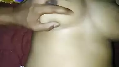 Desi Bhabi Shocking Boob and fingering pussy