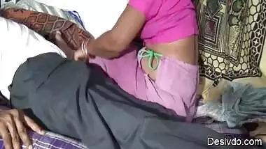 Indian Couple Just Married Bride Saree in Full HD Desi Video