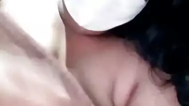 Hot Desi Girl Showing and Pressing Boobs