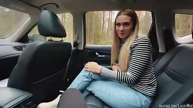 Don't Have To Stop To Fuck StepMom In The Car - LuxuryMur