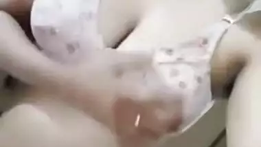 Cute Paki girl showing her big boobs