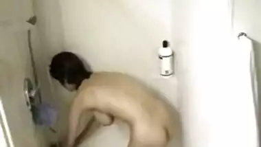 My fav Indian MILF enjoying shower