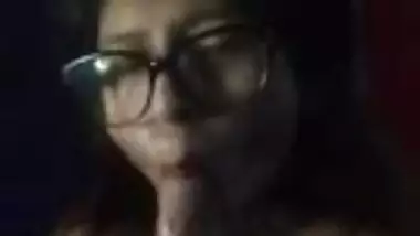 Girlfriend Blowjob with Glasses MyNakedWeb