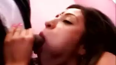 Horny Indian Babe sucks and rides 