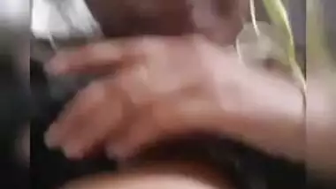 Desi girl round boob exposed on camera