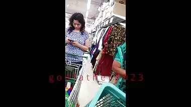 Indian Sexy Woman In Mall